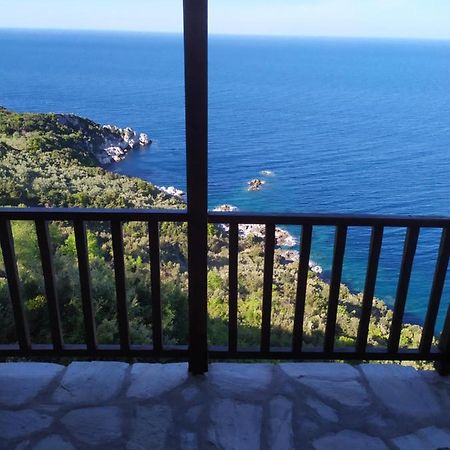 Triple Studio Room With The Most Beatifull View In Mylopotamos Tsagarada Exterior foto